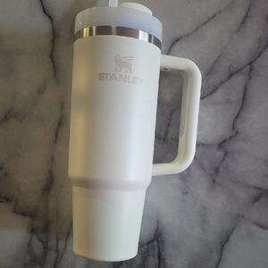 Stanley Cream Travel Mug with Handle